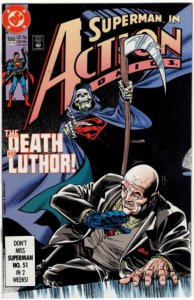 ACTION COMICS #660 (VF/NM) Death of Luthor! High Grade DC