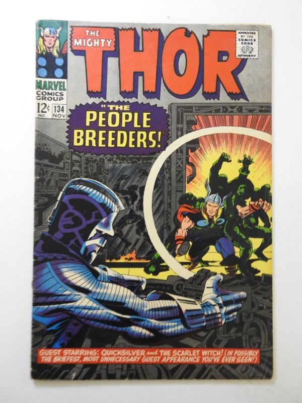 Thor #134 (1966) VG/FN Condition! 1st Appearance of the High Evolutionary!