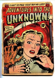 Adventures Into The Unknown #22--1951--ACG--comic book--pre-code horror