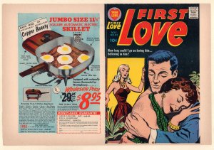 First Love Illustrated #82 Unused Comic Book Cover (Grade 9.0) 1957