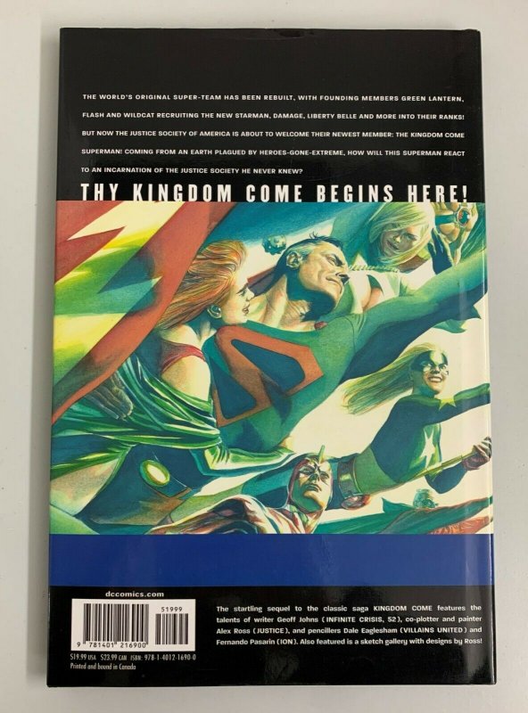 Justice Society of America Thy Kingdom Come Part 1 Hardcover 2008 Geoff Johns 