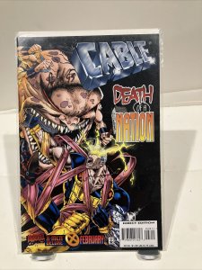 Cable #28 Death of a Nation Feb 1996 Marvel Comic Book Signed