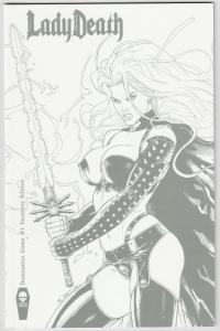 Lady Death Damnation Game #1 Incentive Edition (Coffin, 2016) NM