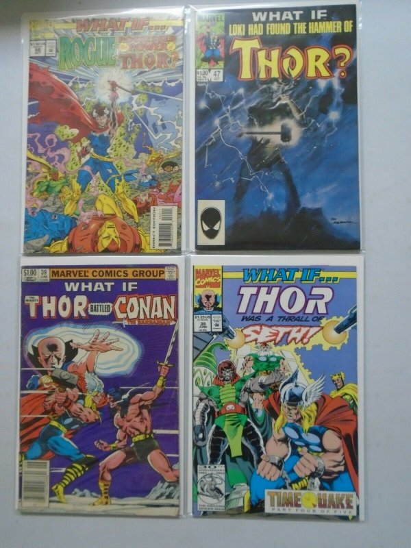 What If? lot 4 different Thor issues 8.0 VF