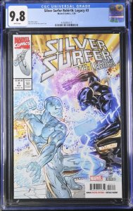 Silver Surfer Rebirth Legacy #3 CGC 9.8 Ron Lim Cover A Vs SS Black Marvel 2023