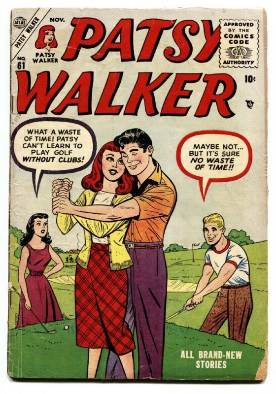 PATSY WALKER #61 1955-ATLAS--GOLF COURSE COVER-PAPER DOLLS