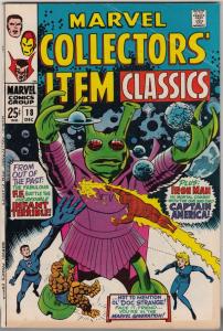 Marvel Collectors' Item #18 (Dec-68) FN/VF Mid-High-Grade Fantastic Four, Mr....