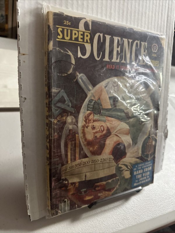 Super Science Stories Pulp Jan 1951 Vol. 7 #4 GD 2.0 Low Grade