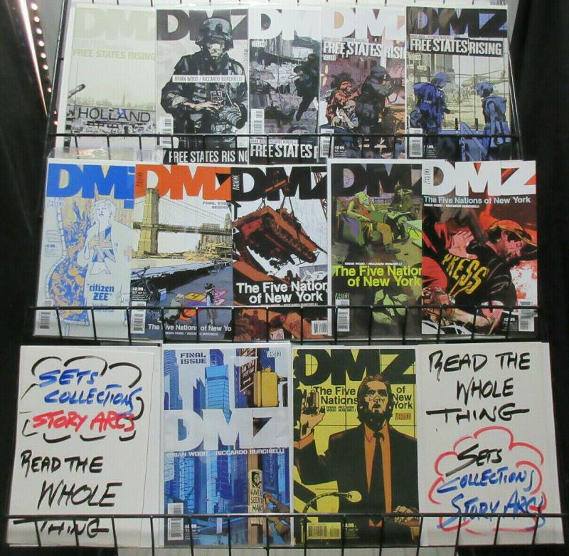 DMZ (DC Vertigo 2006) #1-72 COMPLETE Brian Wood Riccardo Burchielli Series