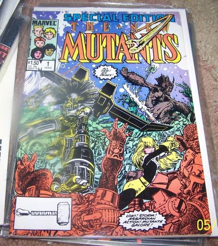 New Mutants Special Edition COMIC #1 (1985, Marvel) LOKI ASGARD XMEN MAGIK