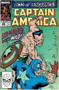 Captain America #365  Sub-Mariner  NM-