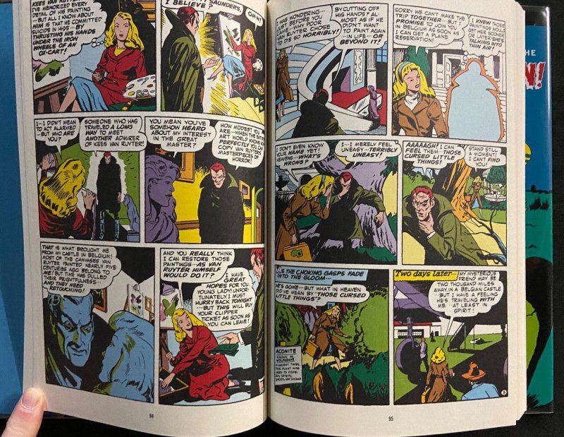 ADVENTURES INTO THE UNKNOWN HARDCOVER VF/NM REPRINTS PRE CODE HORROR IN COLOR