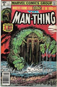 MAN-THING#1 VF/NM 1979 MARVEL BRONZE AGE COMICS 