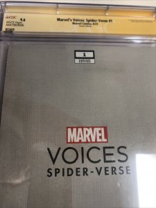 Marvel's Voice : Spider verse (2023) # 1 (CGC 9.6 SS) Signed John Giang *Variant