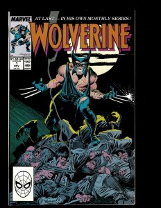 Wolverine # 1 NM Marvel Comic Book 1st Ongoing Series Issue X-Men X-Force GB4