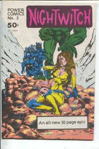 Power Comics #3 1977-high grade-Nightwitch -NM/MINT