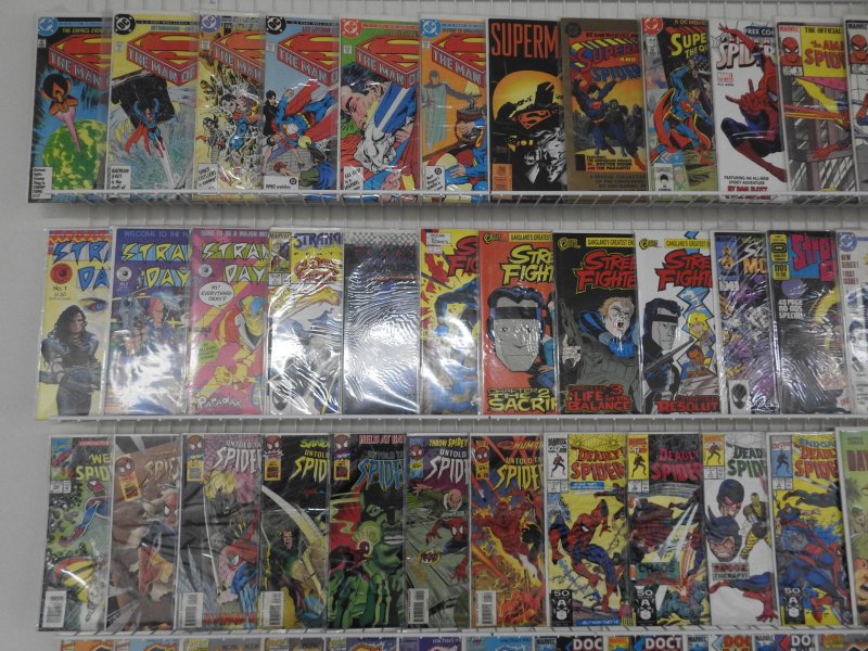 Huge Lot 130+ Comics W/ Spider-man, Superman, Dr. Who+ Avg VF Condition!