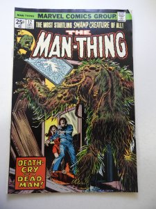 Man-Thing #12 (1974) FN+ Condition