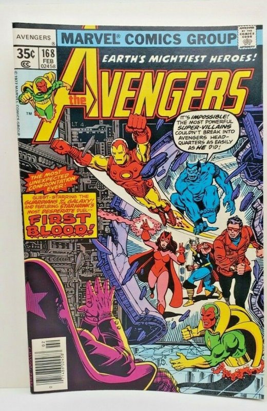 Avengers 1978 #168,169,170,171,172,173,174  LOT price on all 7  VF/NM