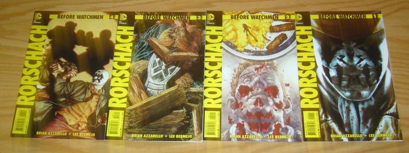 Before Watchmen: Rorschach #1-4 VF/NM complete series - azzarello - lee bermejo