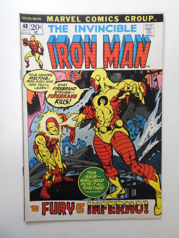 Iron Man #48 (1972) FN- Condition! Rust on bottom staple
