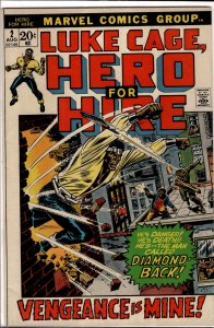 Hero for Hire #2 (1972) Luke Cage [Key Issue]