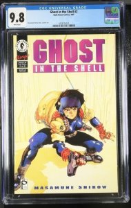 GHOST IN THE SHELL #2 CGC 9.8 MASAMUNE SHIROW WHITE PAGES