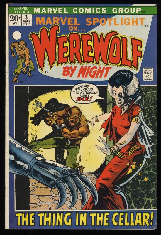 Marvel Spotlight #3 FN 6.0 2nd Appearance Werewolf by Night Mike Ploog!