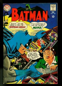 Batman #199 1968- Newstand / DC Comic line cover- Silver Age- VG/FN