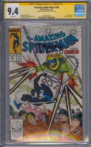 AMAZING SPIDER-MAN #299 CGC 9.4 SS SIGNED MCFARLANE VENOM CAMEO WHITE PAGES