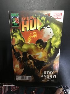 Incredible Hulk #8 (2012) The Punisher! High-grade key! NM- Wow