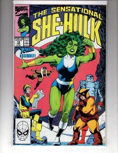 The Sensational She-Hulk #12 (1990) Copper Age MARVEL      / EC#15