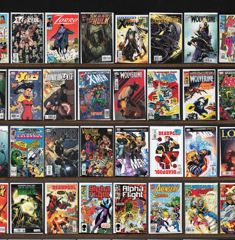 Huge Lot 150+ Comics with Marvel Comics Presents, X-Force, X-Men & More!