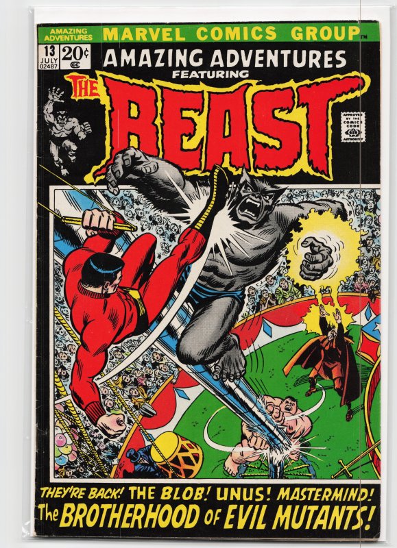 Amazing Adventures #13 (1972) Beast