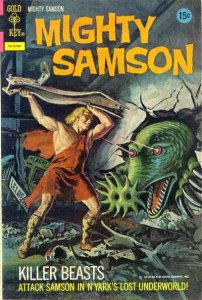 Mighty Samson #21 VG ; Gold Key | low grade comic August 1972 Killer Beasts