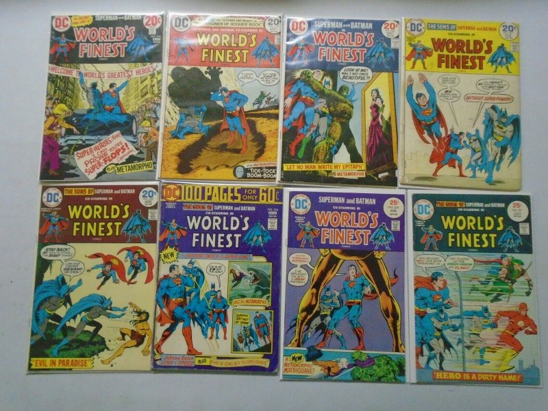 World's Finest Superman Batman lot 20 diff from:#218-243 avg 4.0 VG (1973-77)