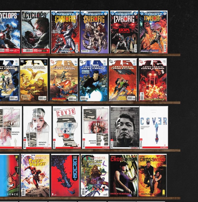 Huge Lot 150+ Comics with Countdown, Cyborg, Avengers World & More!