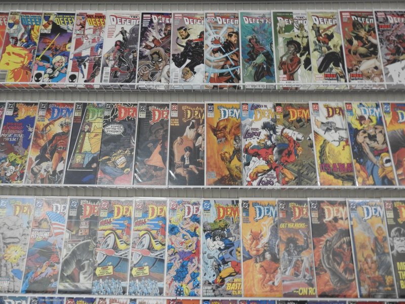 Huge Lot 150+ Comics W/ Demon, Defenders, Deathstroke+ Avg VF- Condition!