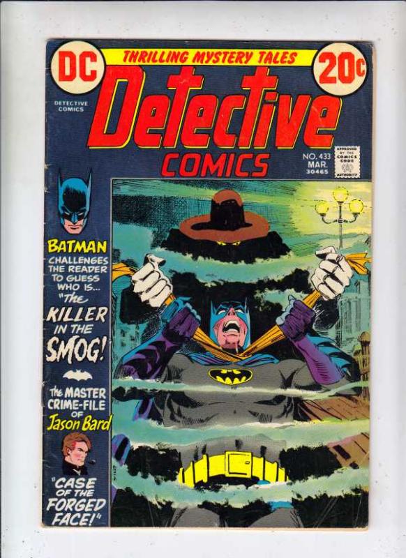 Detective Comics #433 (Mar-73) FN Mid-Grade Batman