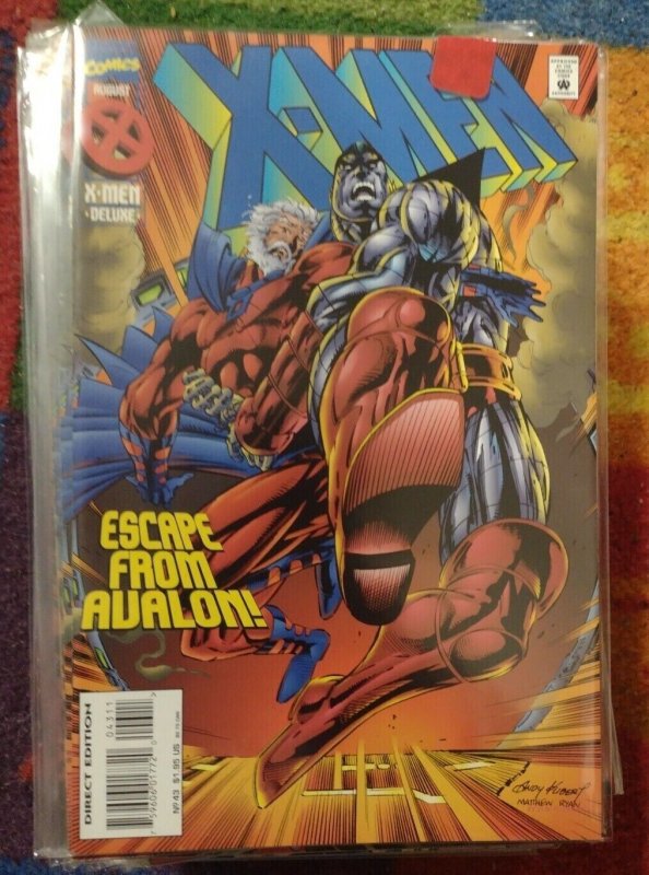 X MEN # 43  1995 MARVEL disney magneto colossus  escape from avalon acolytes    