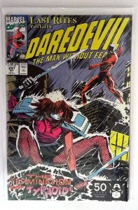 Daredevil #297 (1991) Marvel 9.2 NM- Typhoid 1st Print Comic Book