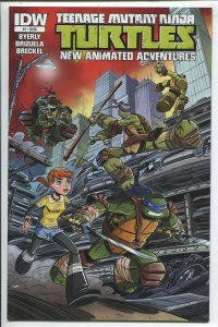 TMNT New Animated Adventures #1 - Byerly, Brizuela, Breckel - (Grade VF+) 2013