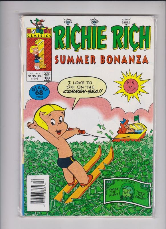 RICHIE RICH SUMMER BONANZA   V1 #1 68 pgs./ MED QUALITY