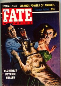 FATE-1954-Oct-PULP-Mystery-Exploitation-Strange-VIRGIL FINLAY German Shepherd...