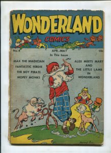 WONDERLAND #4 (1.8) POST COVER