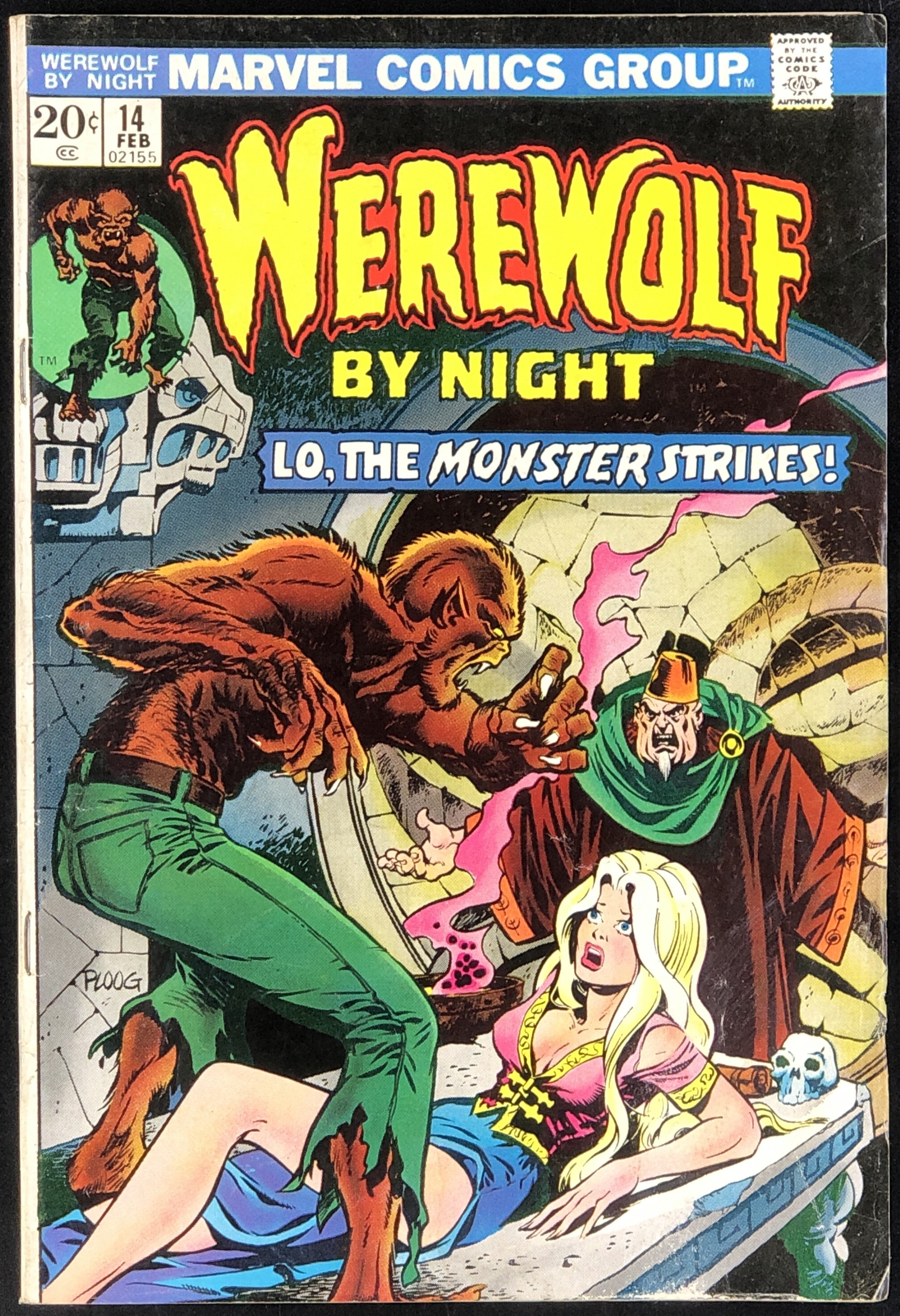 Werewolf By Night # 18 Vintage June 1974