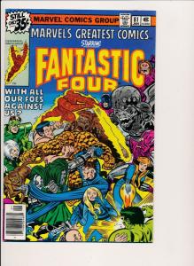 MARVEL'S Greatest Comics Starring FANTASTIC FOUR #81 1978  VF  (HX593)