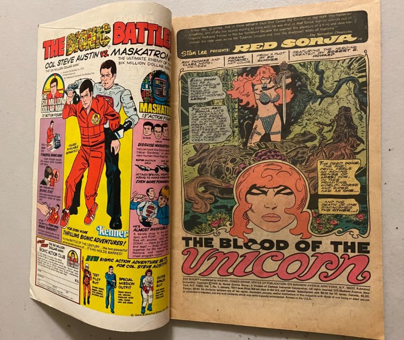 Red Sonja #1 Marvel 1st Series (4.0 VG) (1977)