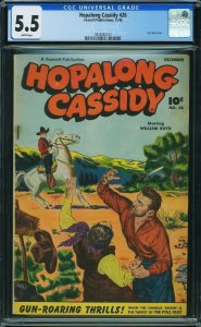 Hopalong Cassidy #26 (1948) CGC 5.5 FN-