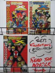 SPIDERMAN & X FACTOR (1994) 1-3  Complete Story! 